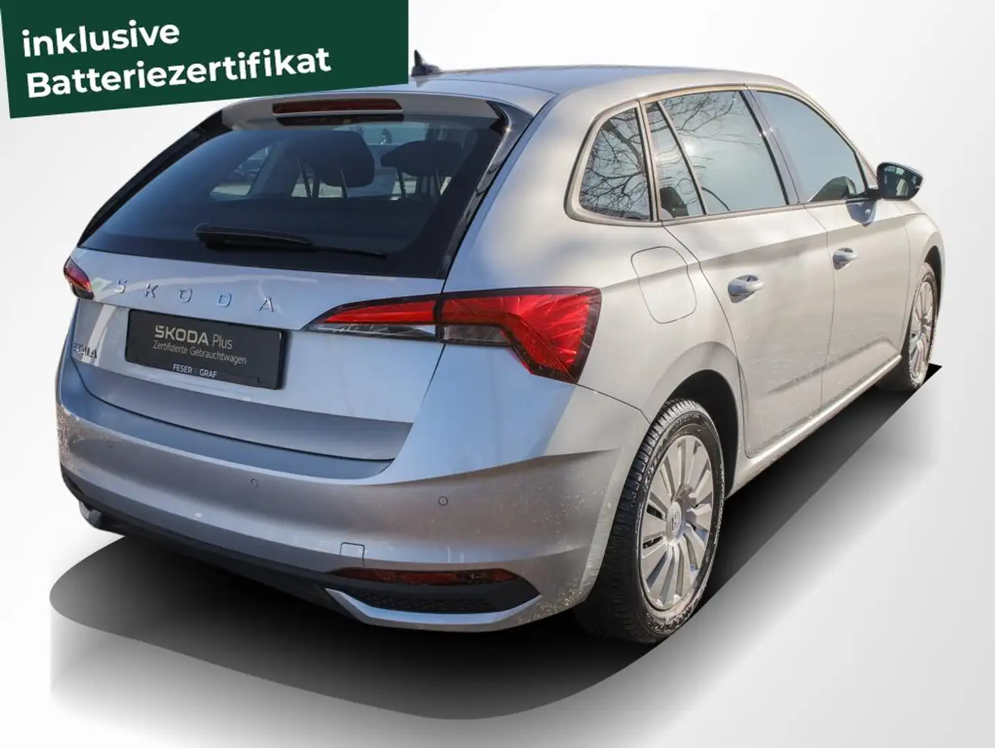 Skoda Scala 1.0 TSI Essence DSG LED Sitzh. Smart Link Argent - 2