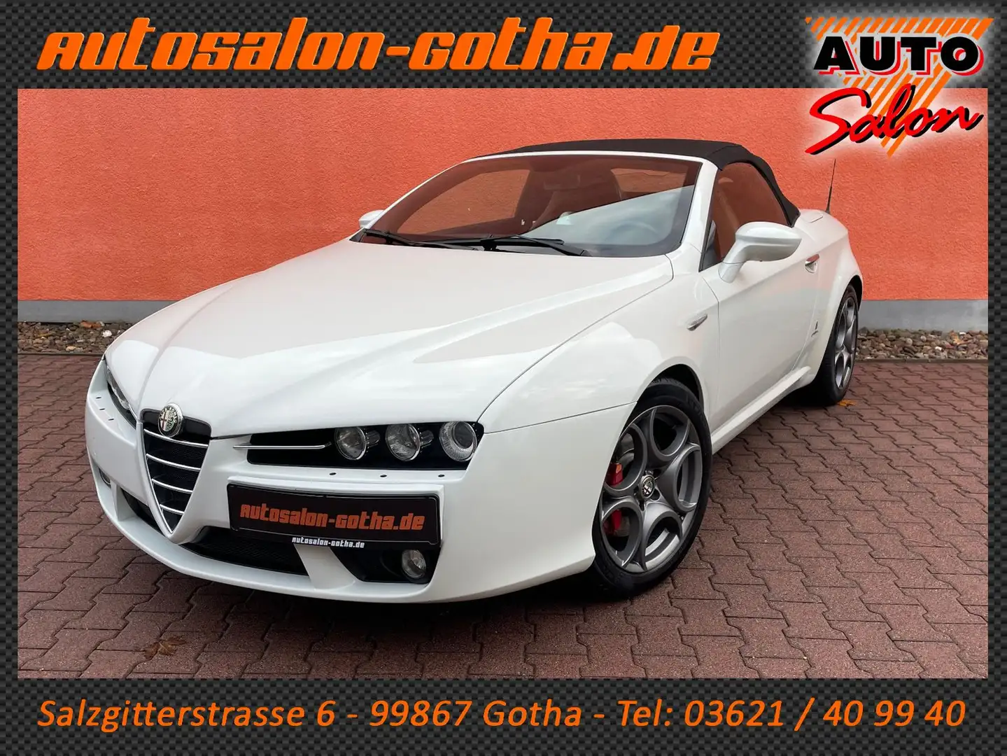 Alfa Romeo Spider 2.2 JTS 16V XENON+NAVI LEDER SCHECKHEFT Weiß - 1