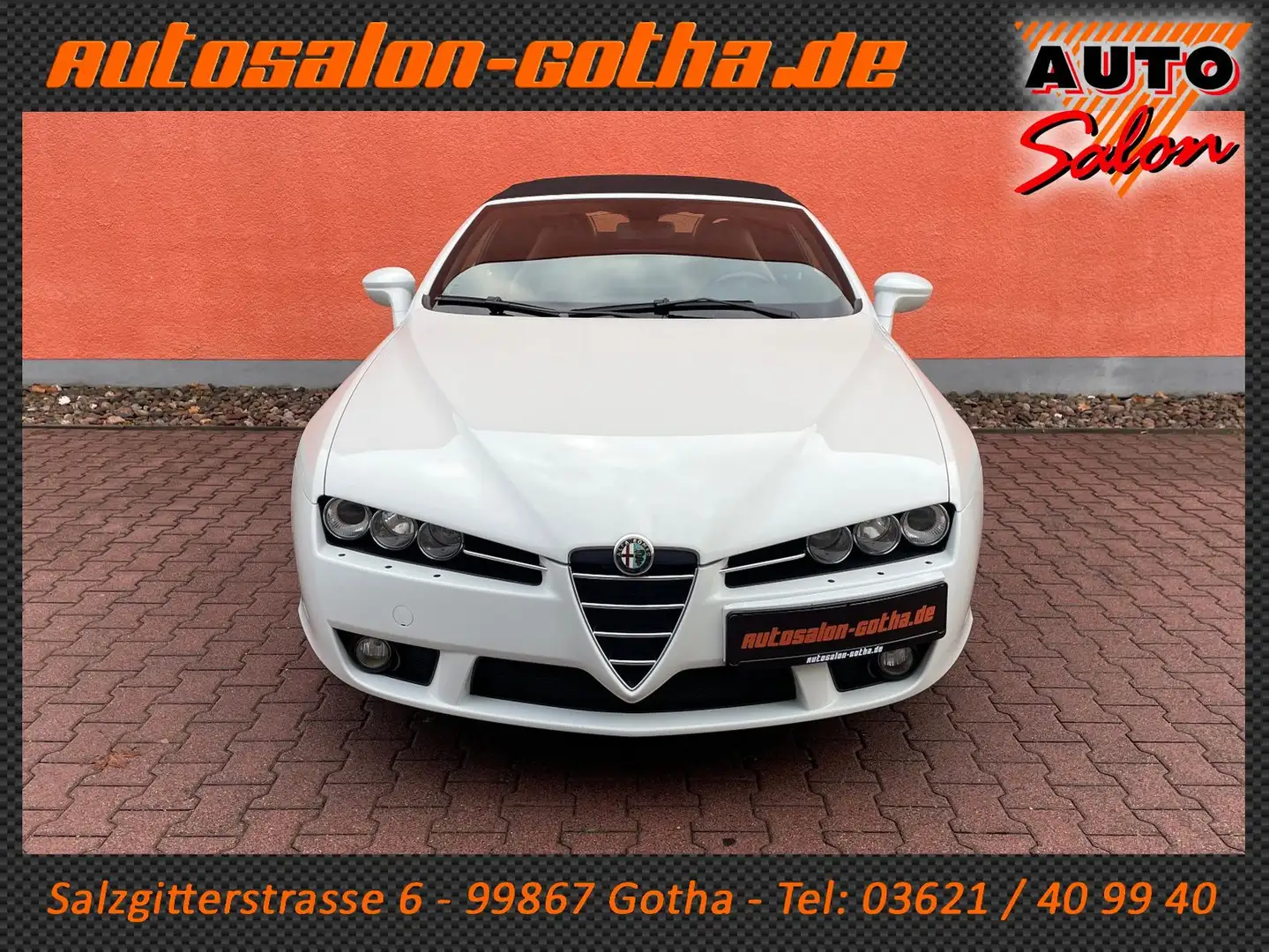 Alfa Romeo Spider 2.2 JTS 16V XENON+NAVI LEDER SCHECKHEFT Weiß - 2