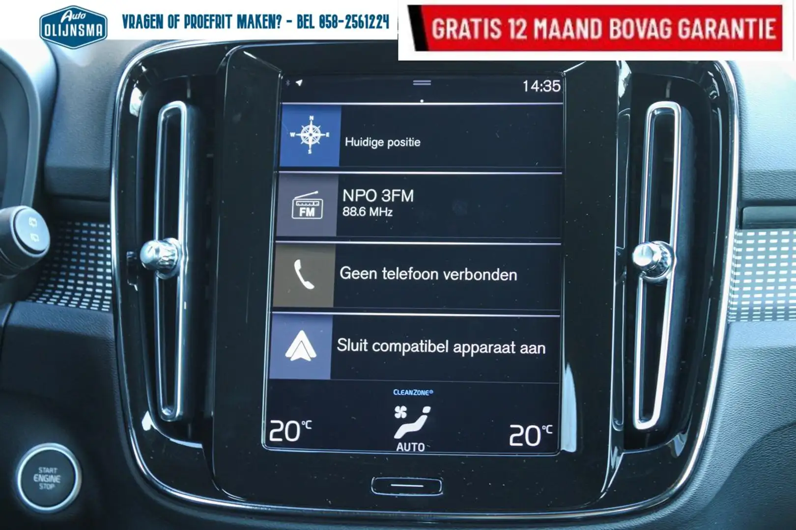 Volvo XC40 T4 PlugInHybride R-Design|Navi|ElekKlep|Clima Wit - 2