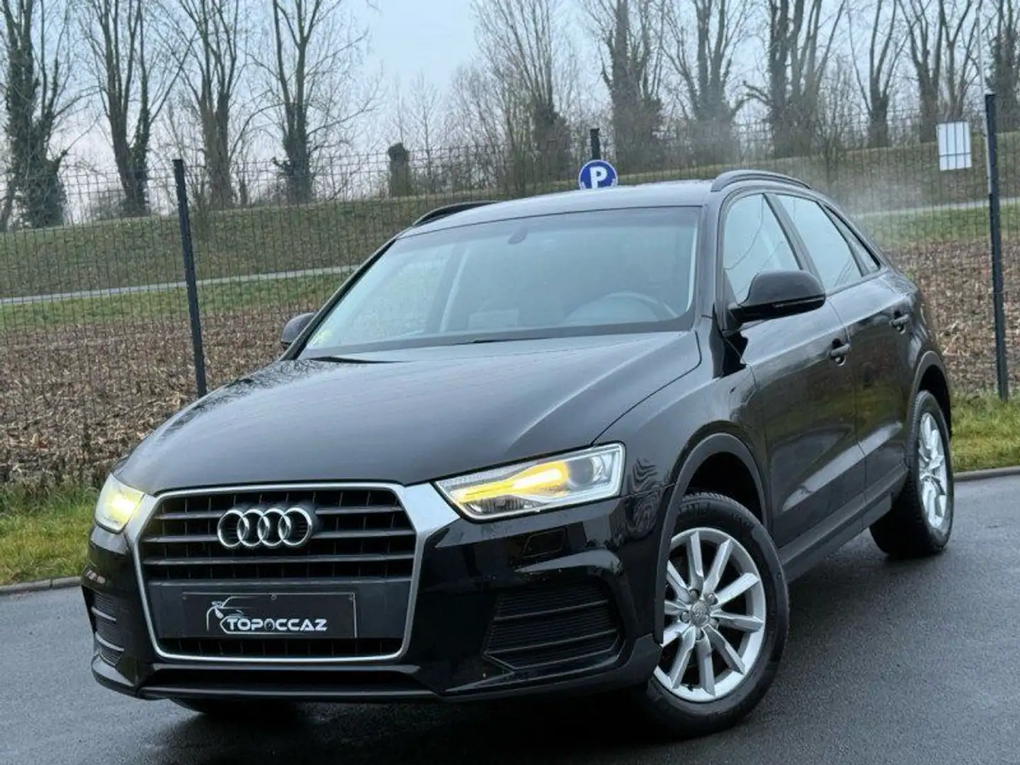 Audi Q3 2.0 TDI 136CH ULTRA AMBITION LUXE * 2018 * GPS * LED * GARANTIE Schwarz - 1