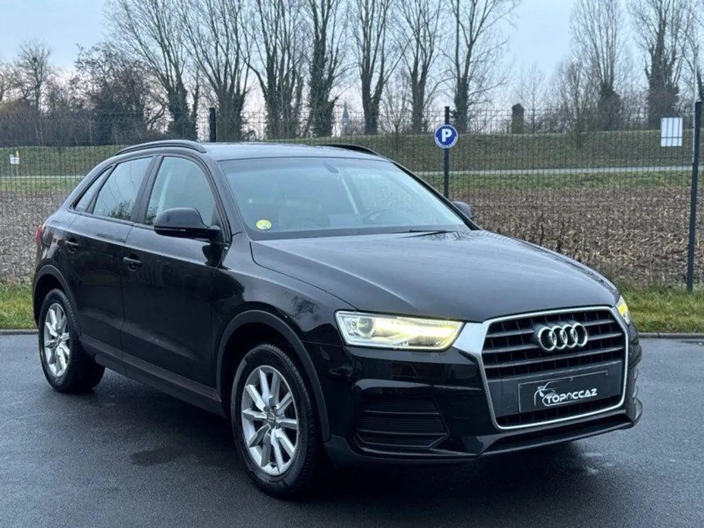 Audi Q3 2.0 TDI 136CH ULTRA AMBITION LUXE * 2018 * GPS * LED * GARANTIE Schwarz - 2