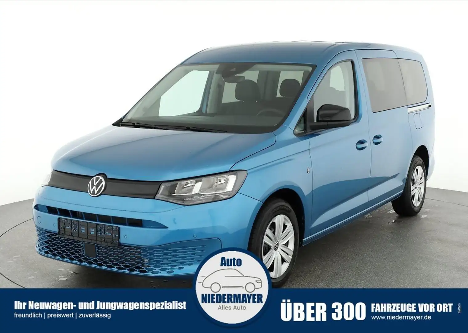 Volkswagen Caddy 1.5 TSI DSG, 7-Sitzer, AHK, Kamera, Winter, AppCon Blau - 1