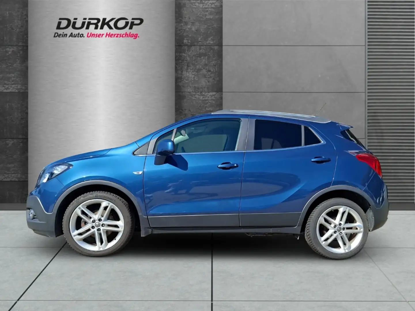Opel Mokka X INNOVATION 1.4 Turbo Allrad Navi Bi-Xenon Kurvenli Blau - 2