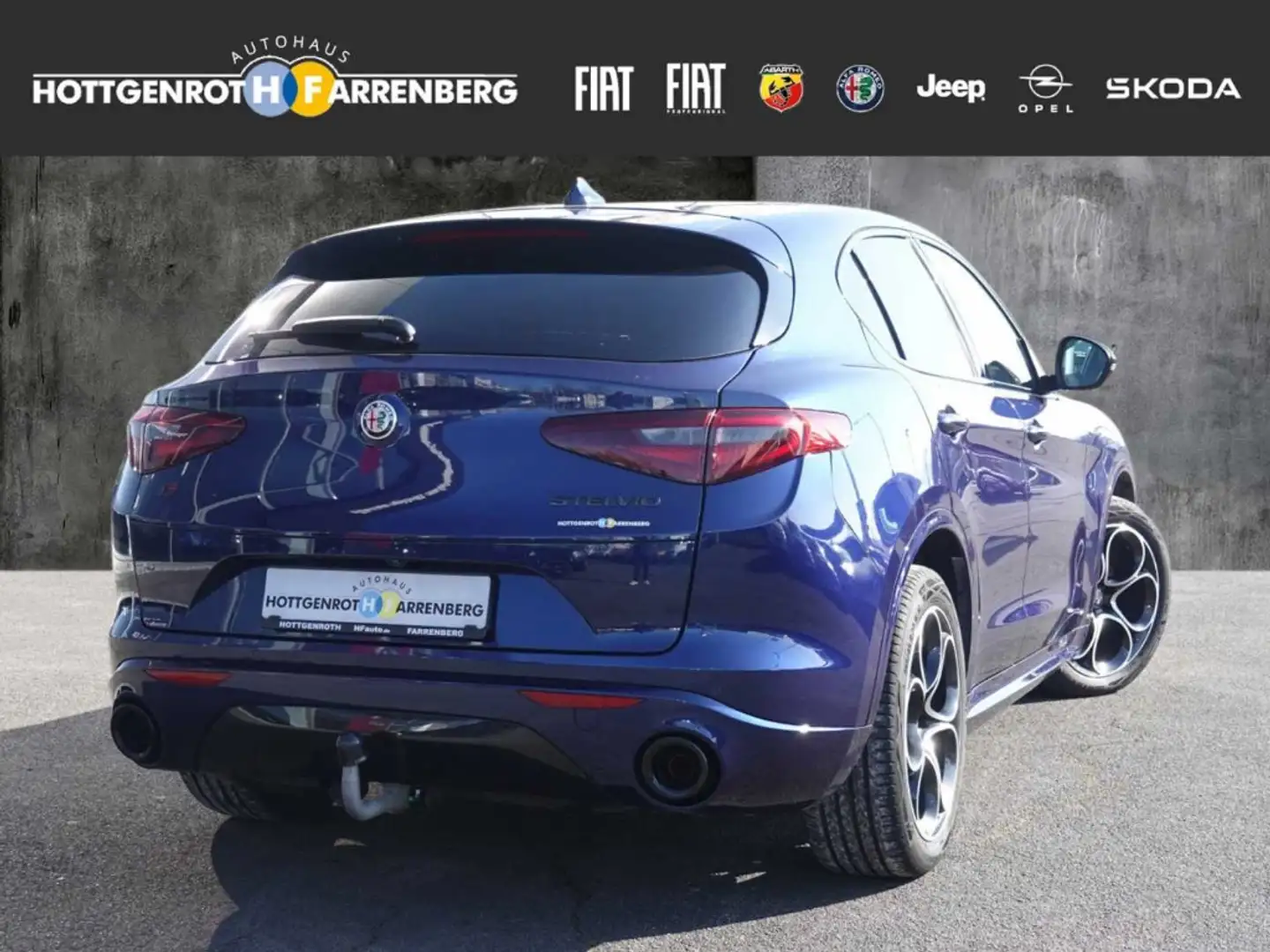 Alfa Romeo Stelvio 2.2 Diesel AT8 Q4 Veloce Blau - 2