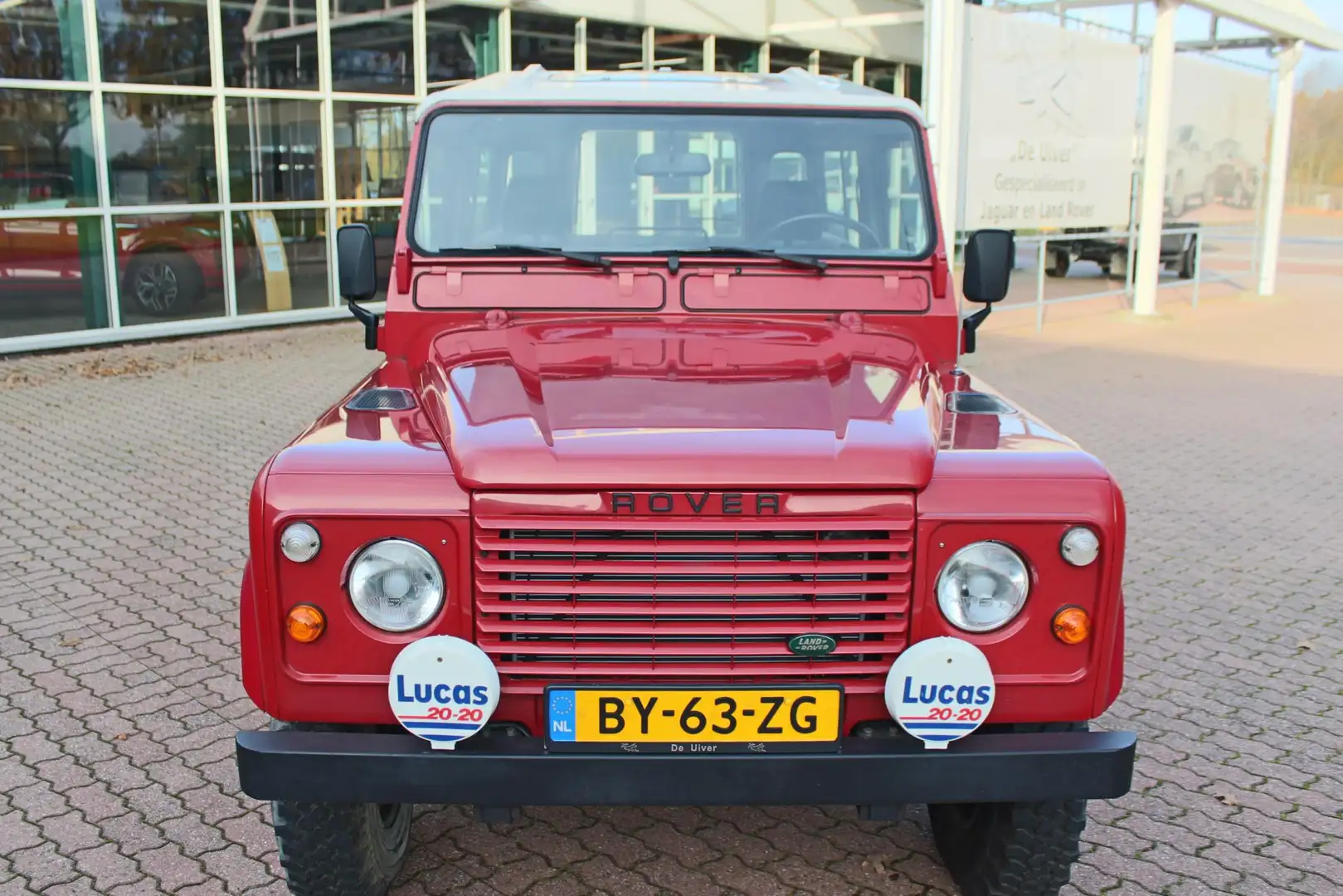 Land Rover Defender 3.5 V8 90" County 1e eigenaar/ NL-auto/ pas 50.118 Rood - 2