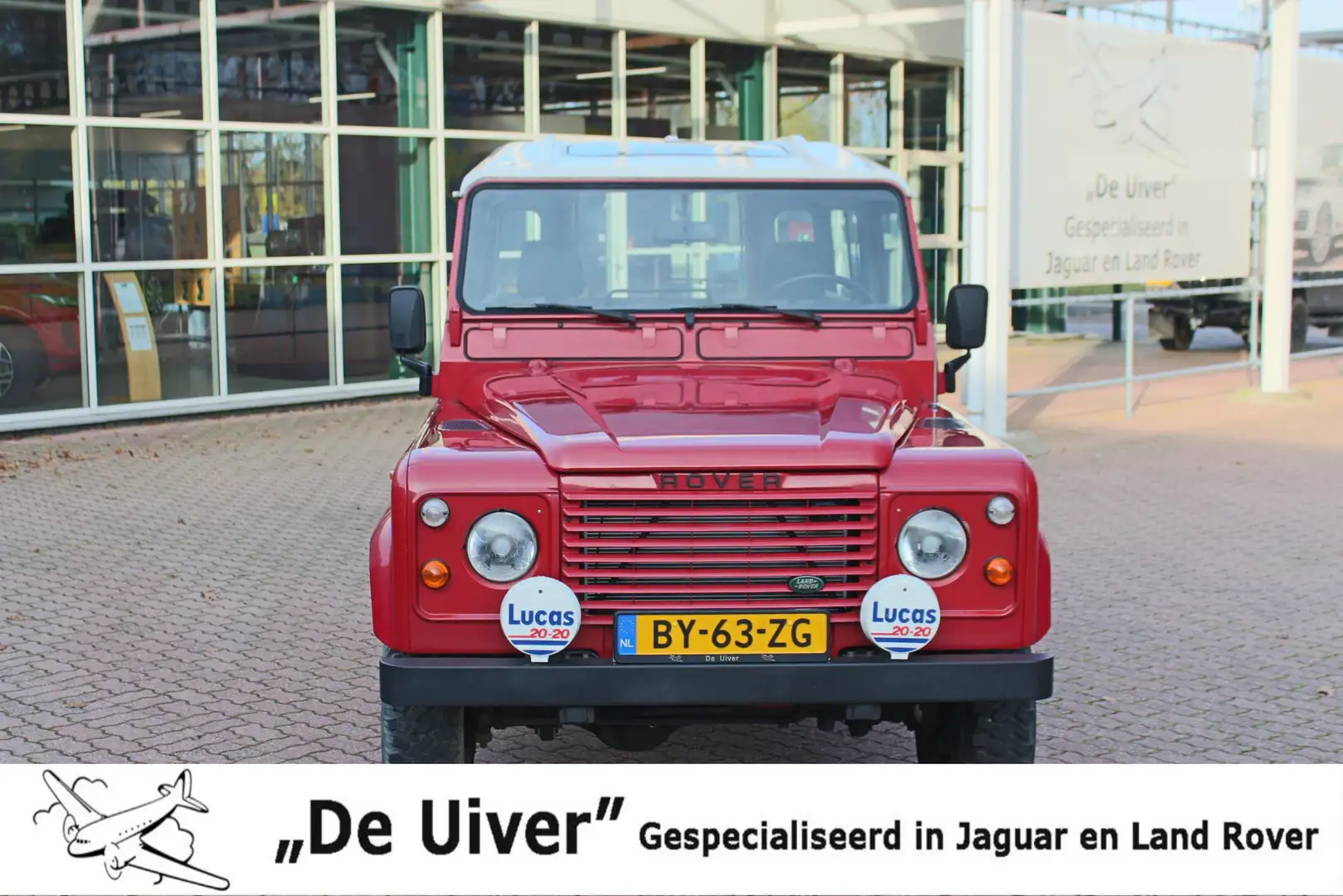 Land Rover Defender 3.5 V8 90" County 1e eigenaar/ NL-auto/ pas 50.118 Rood - 1