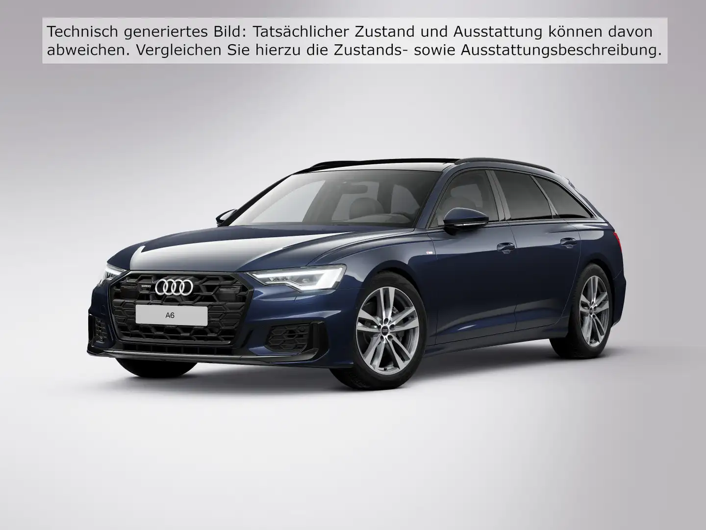 Audi A6 45 TFSI Q S LINE PANO MATRIX ALCANTARA Blau - 2