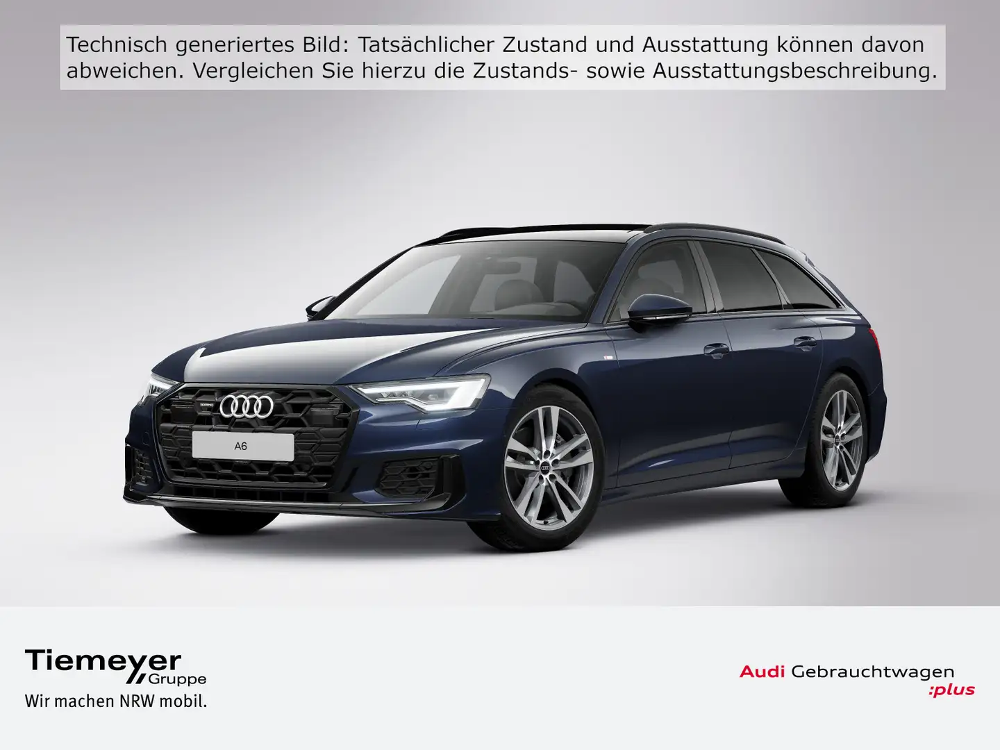 Audi A6 45 TFSI Q S LINE PANO MATRIX ALCANTARA Blau - 1