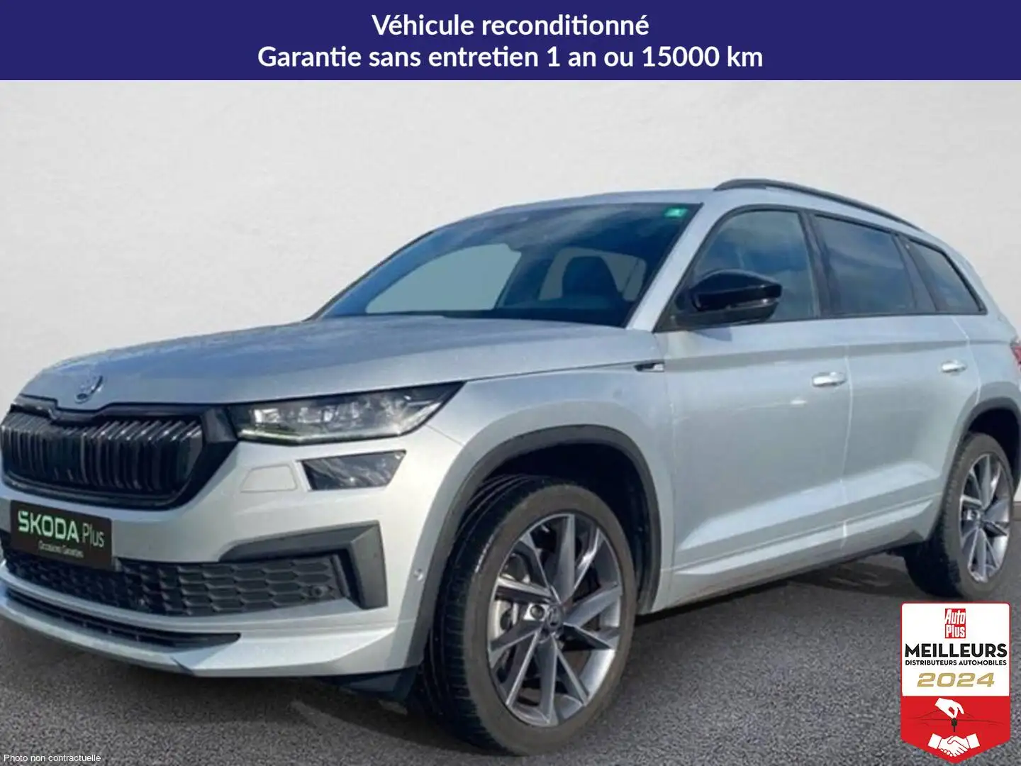 Skoda Kodiaq 2.0 tdi 150 scr dsg7 7pl sportline Gris - 1