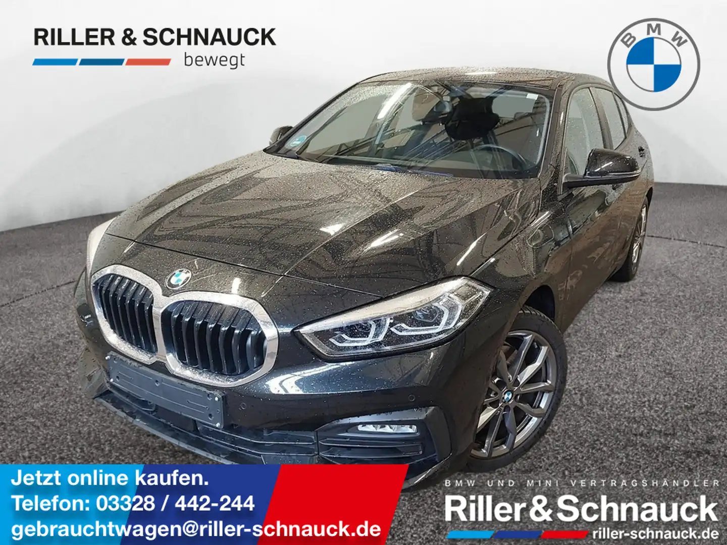 BMW 120 i 18 ZOLL M-RÄDER+HIFI+SHZG Schwarz - 1