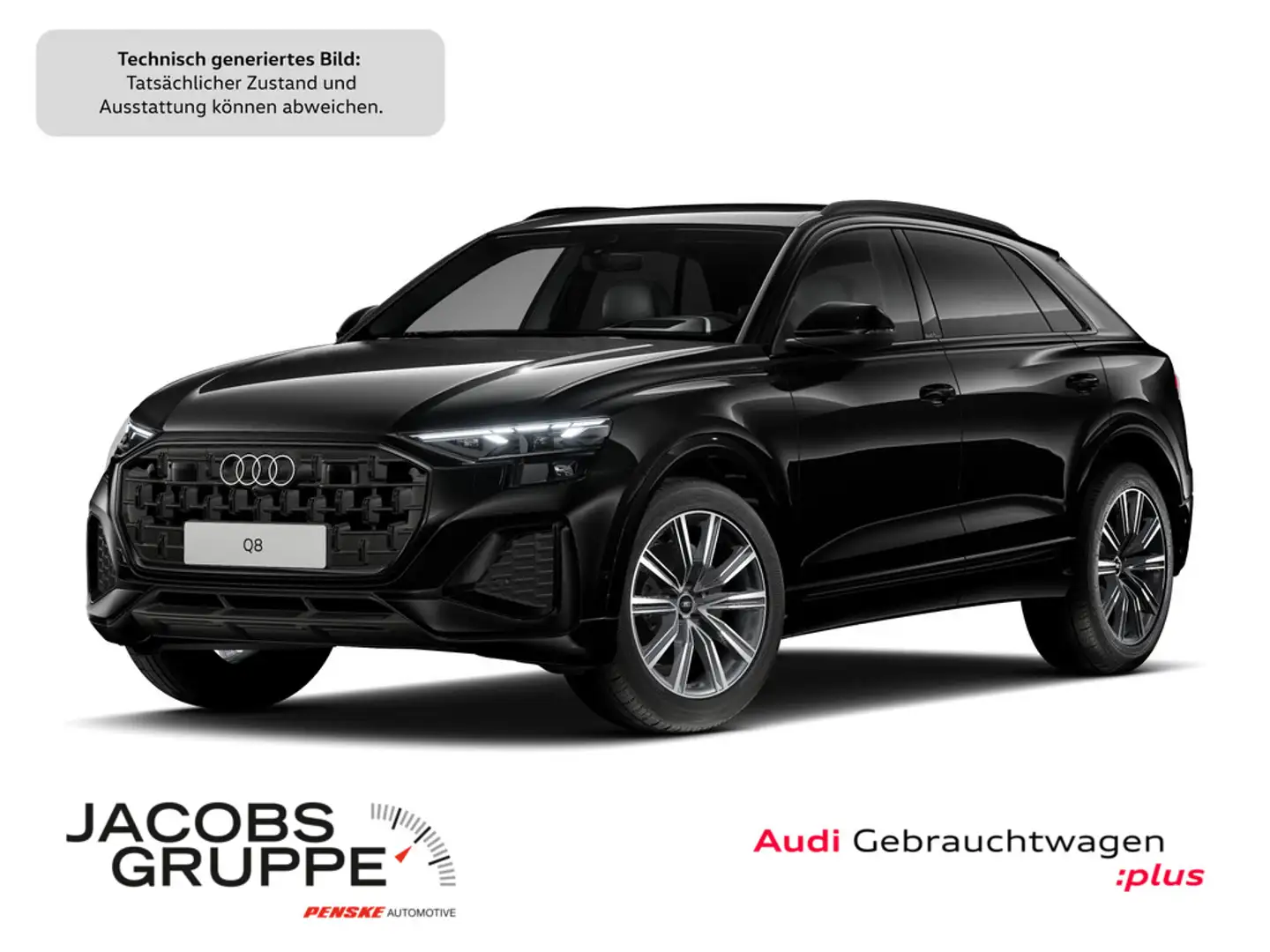 Audi Q8 45 TDI quattro SHZ,Matrix-LED,AHK,HUD Schwarz - 1