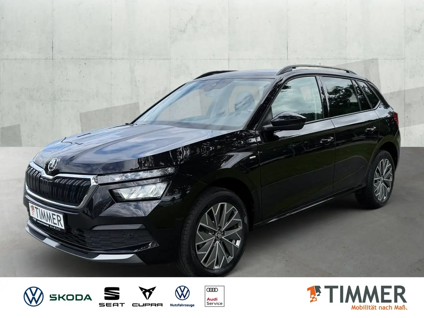 Skoda Kamiq 1.0 TSI CLEVER *LED *SHZ *RKAM *LM 17 *PDC * Black - 1
