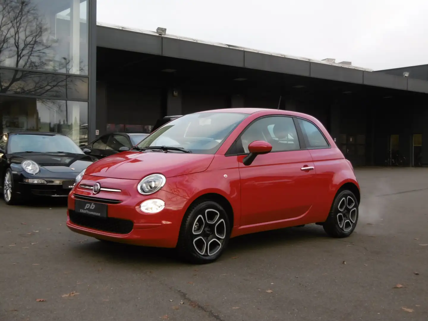 Fiat 500 Club Klima Apple CarPlay Allwetter allTempomat Rosso - 2
