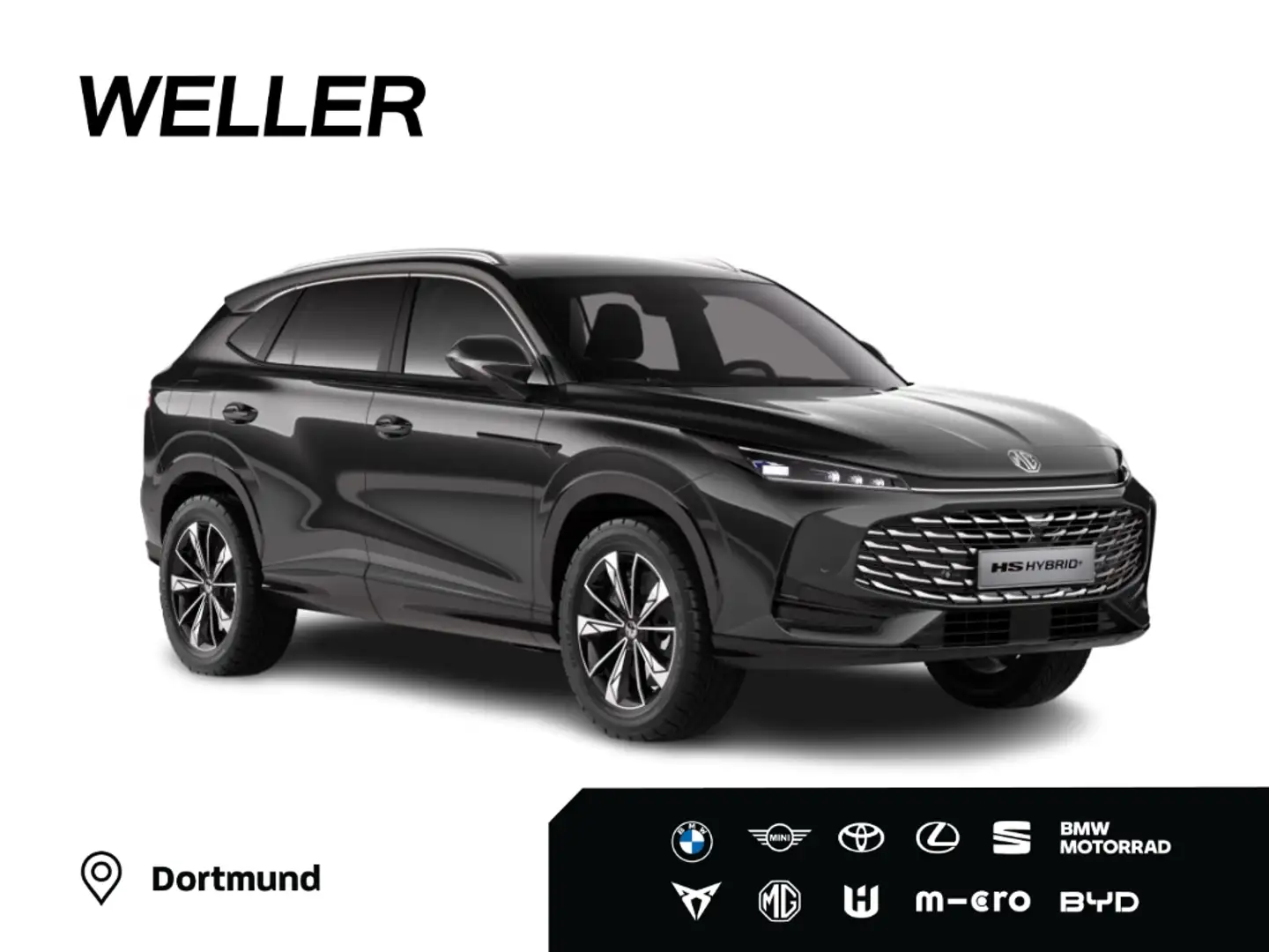 MG HS HEV Luxury *Leder*360°*el Sitze*ACC*el Heck* Noir - 1