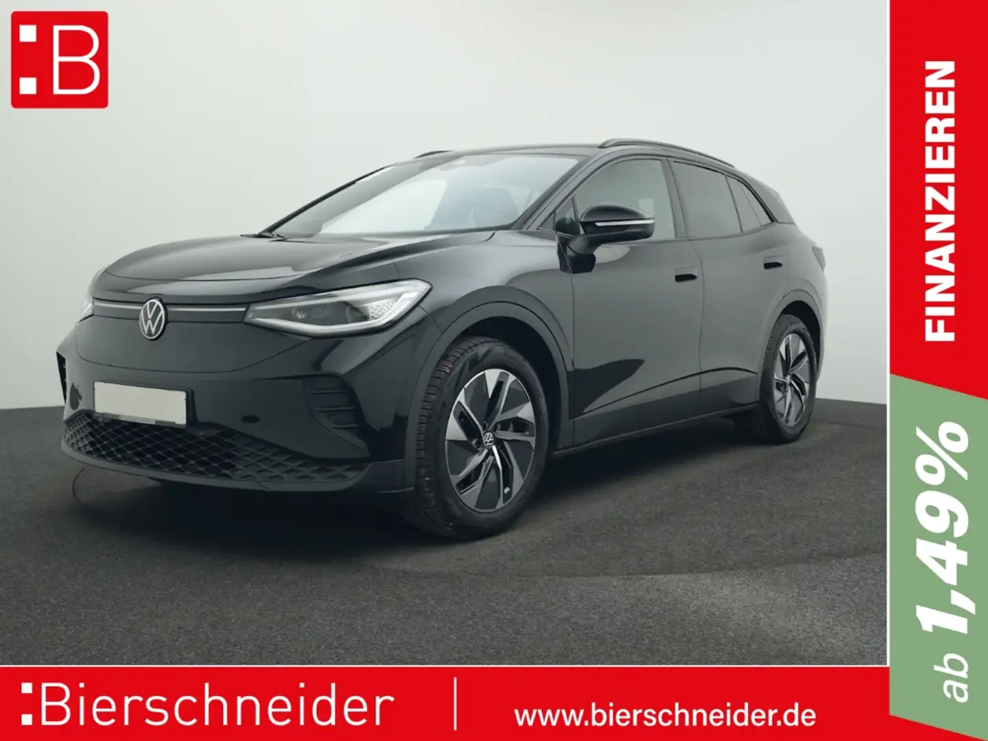 Volkswagen ID.4 Pro electric ab mtl 429 EUR AHK KAMERA HuD NAVI Noir - 1