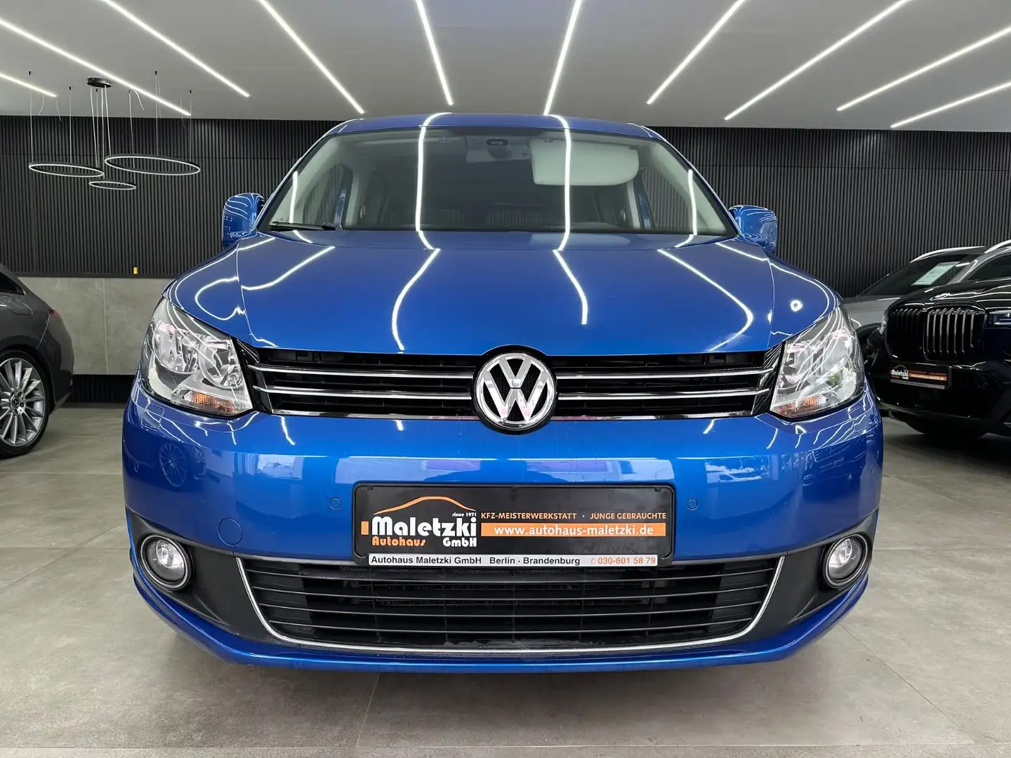 Volkswagen Caddy 1.6 TDI Kombi Cup*DSG*Tempomat*SHZ*PDC* Blau - 2