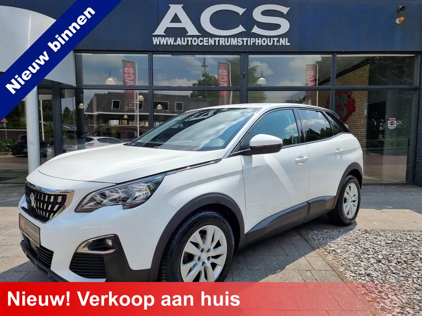 Peugeot 3008 1.2i Active | Top onderhouden | Nieuwe distr. | 13 Wit - 1