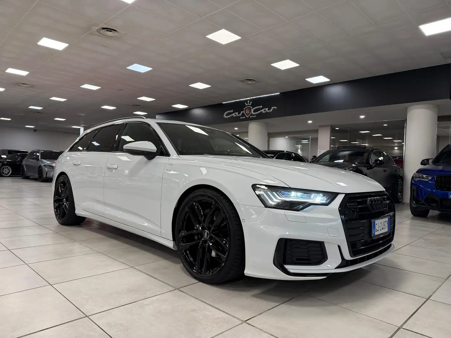 Audi A6 Avant 50 3.0 tdi mhev quattro S Line Bianco - 1