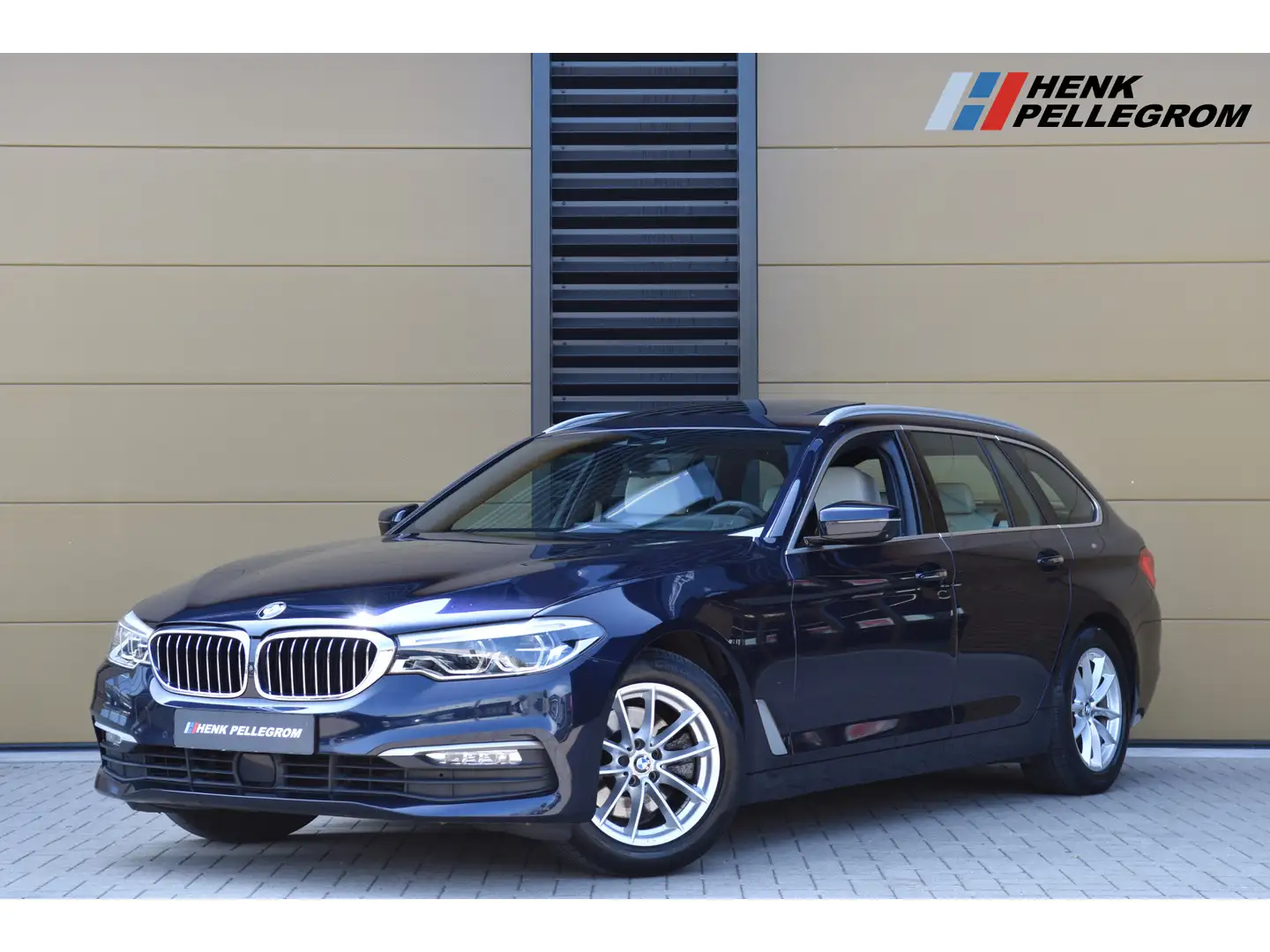 BMW 520 5-serie Touring 520i High Executive * Massage stoe Blauw - 1