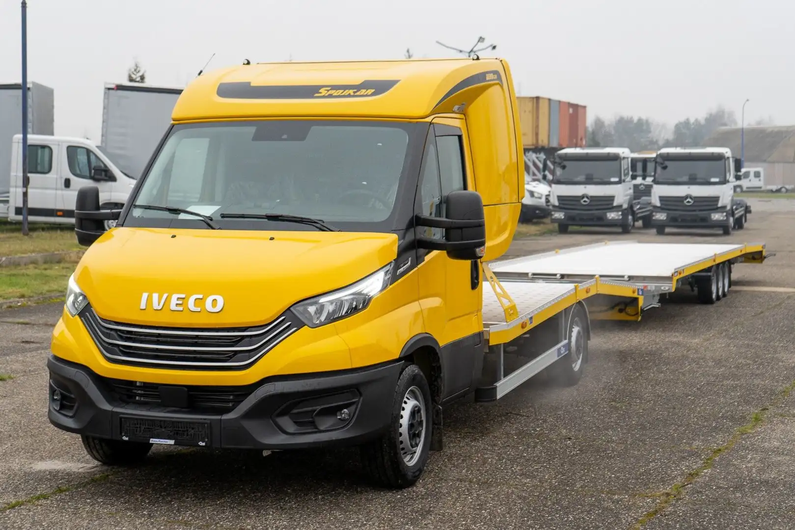 Iveco 35S HA8/P Autotransporter  mit Anhänger SOFORT Gris - 2
