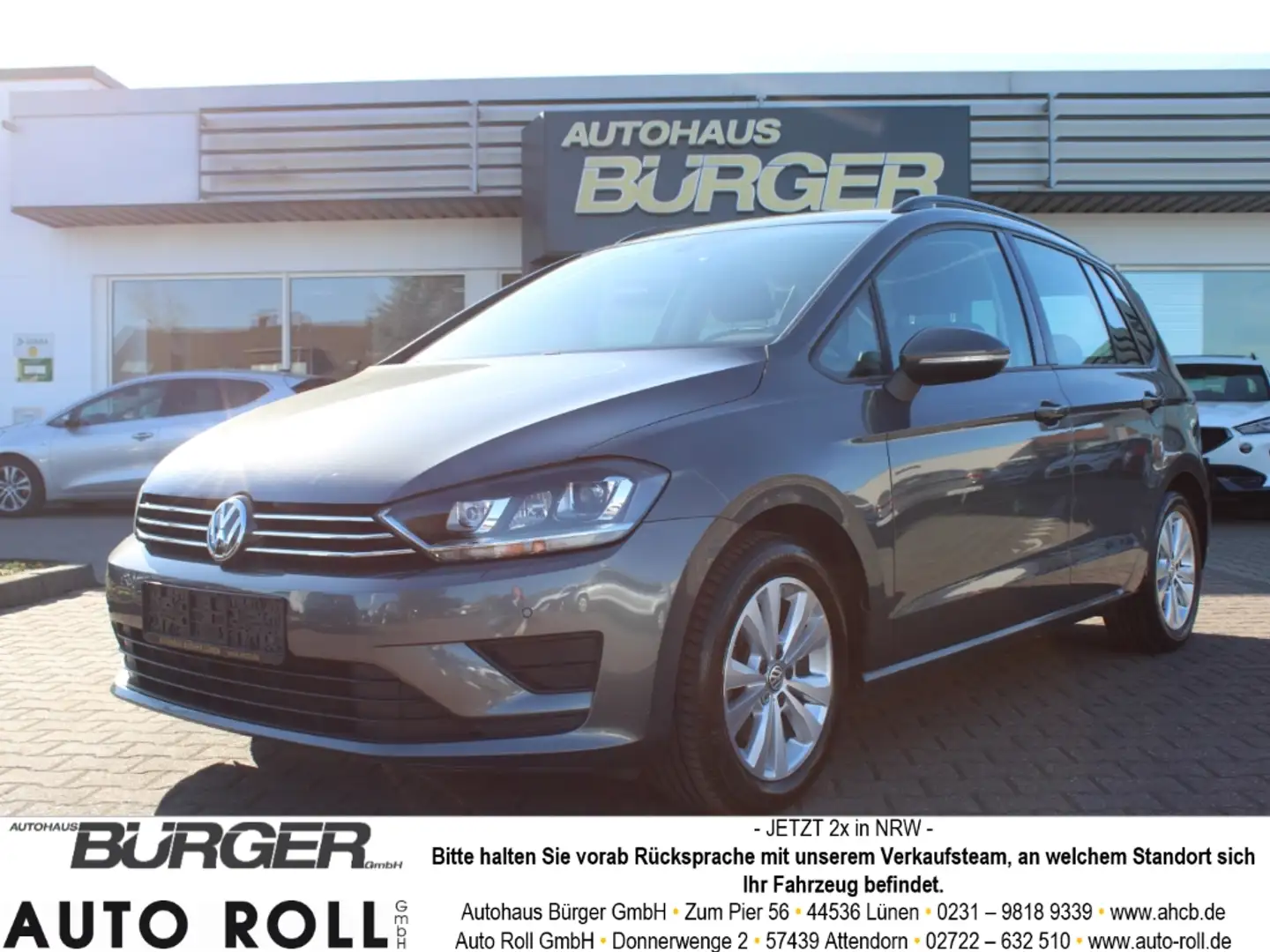 Volkswagen Golf Sportsvan VII Comfortline Navi Bi-Xenon Start-Stopp 1.4 TSI Grau - 1