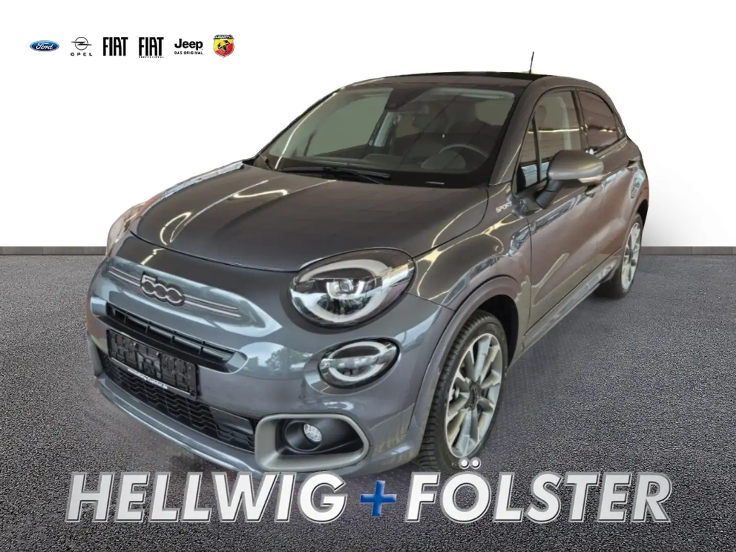 Fiat 500X Dolcevita Sport 1.5 GSE Navi Apple CarPlay Grau - 1