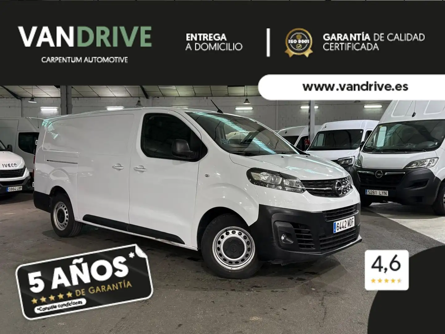 Opel Vivaro L3 100CV Blanc - 1