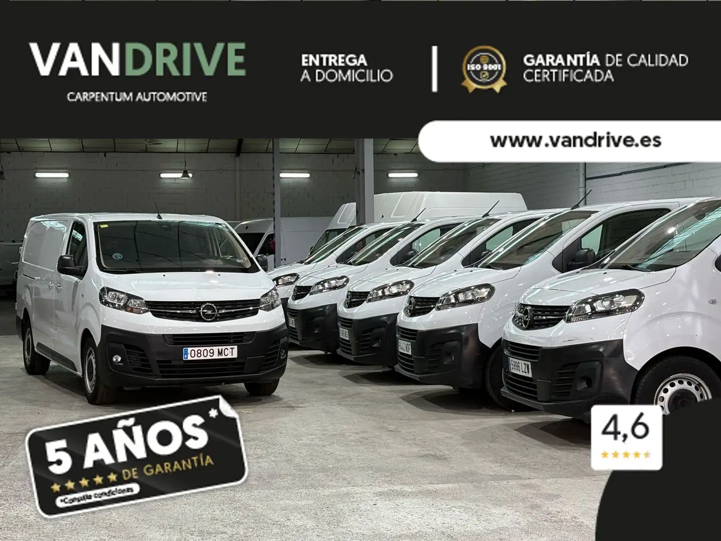 Opel Vivaro L3 100CV Blanc - 2