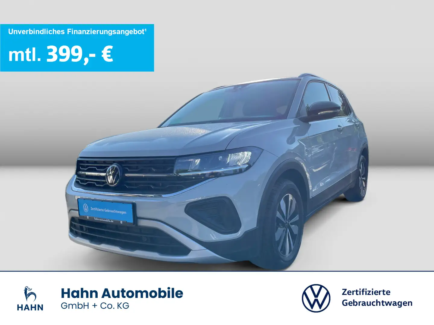 Volkswagen T-Cross 1.0TSI Goal LED Navi PDC CAM Sitzh App Grau - 1