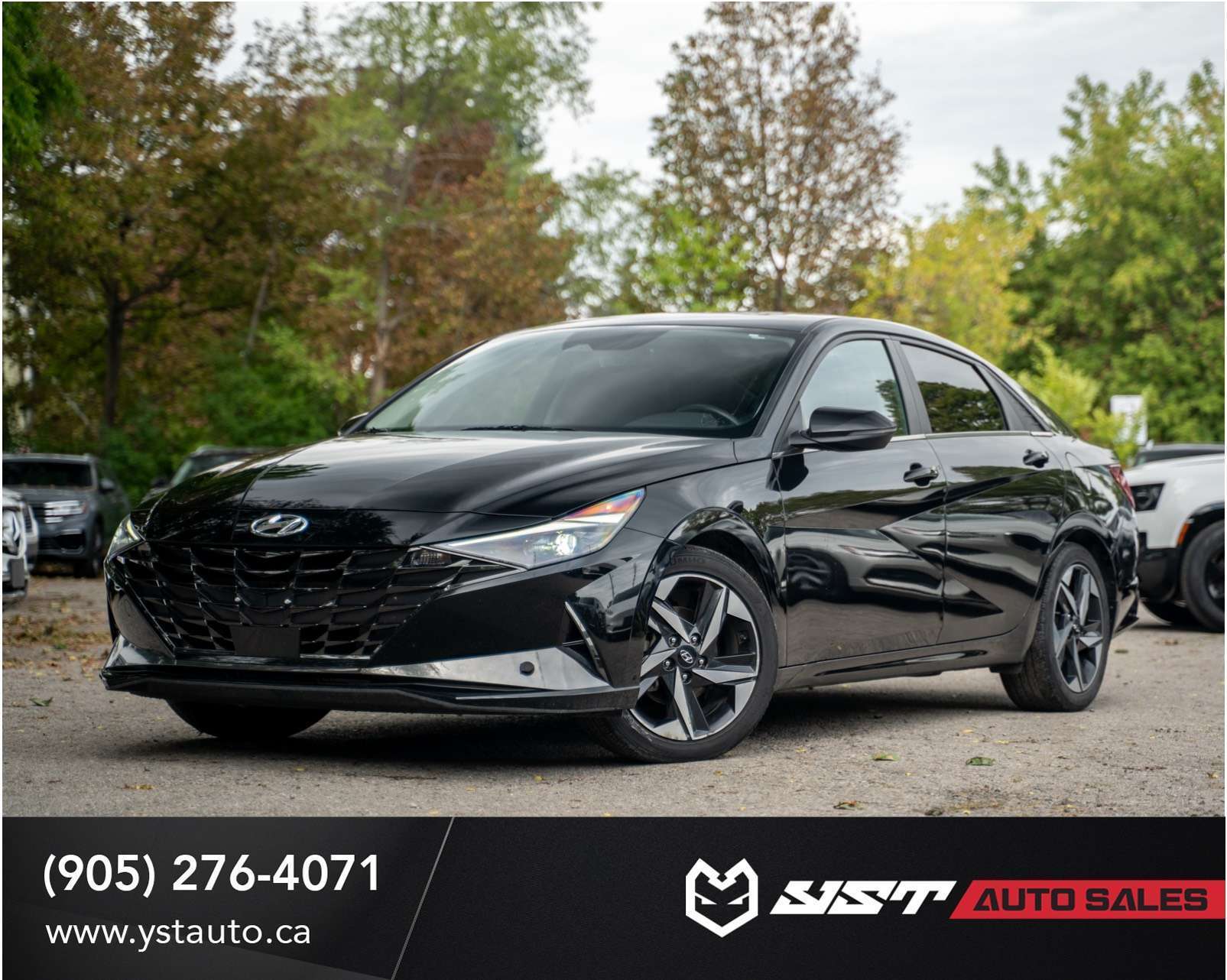 Black 2021 Hyundai Elantra Sedan  Automatic