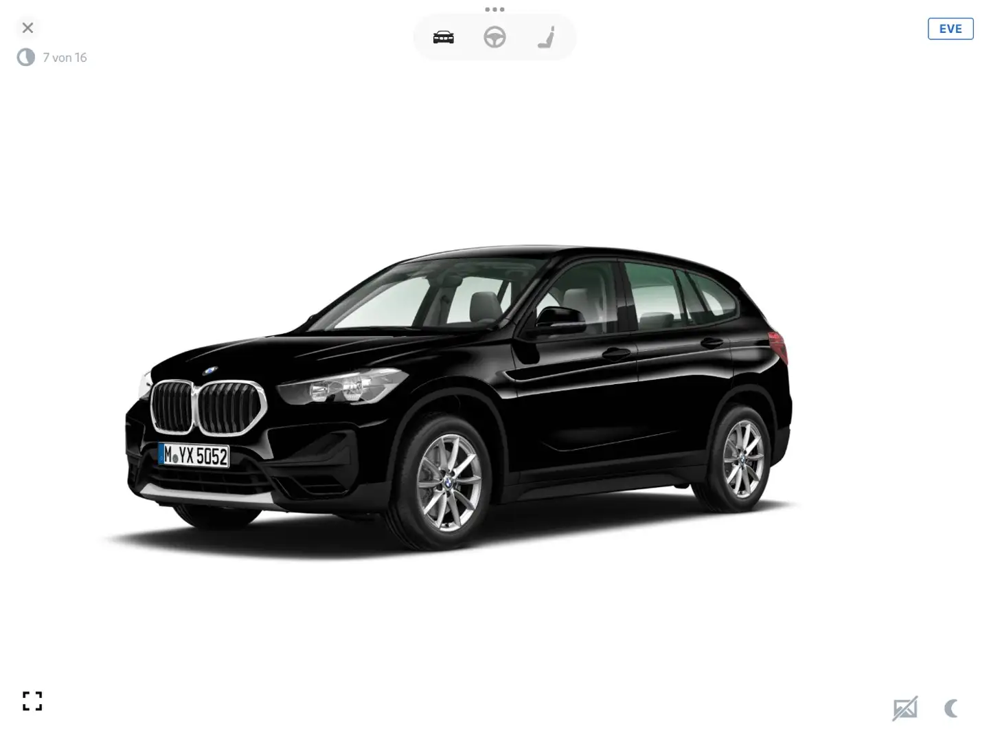 BMW X1 sDrive18i Schwarz - 1