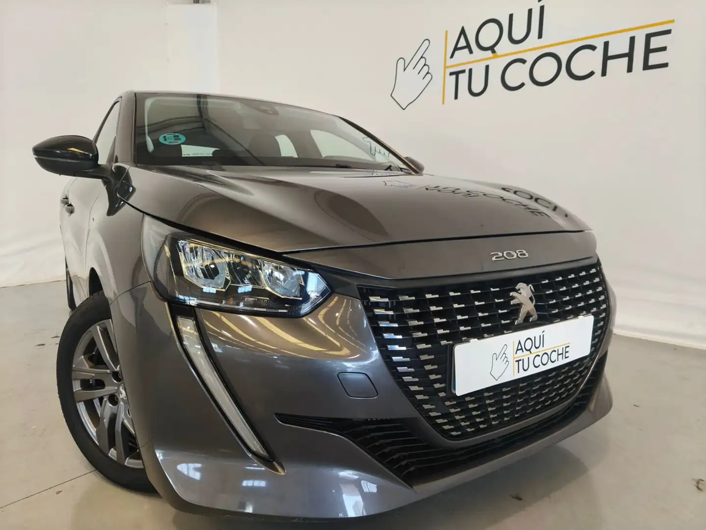 Peugeot 208 Active Pack 1.2 PT 100cv Grijs - 1
