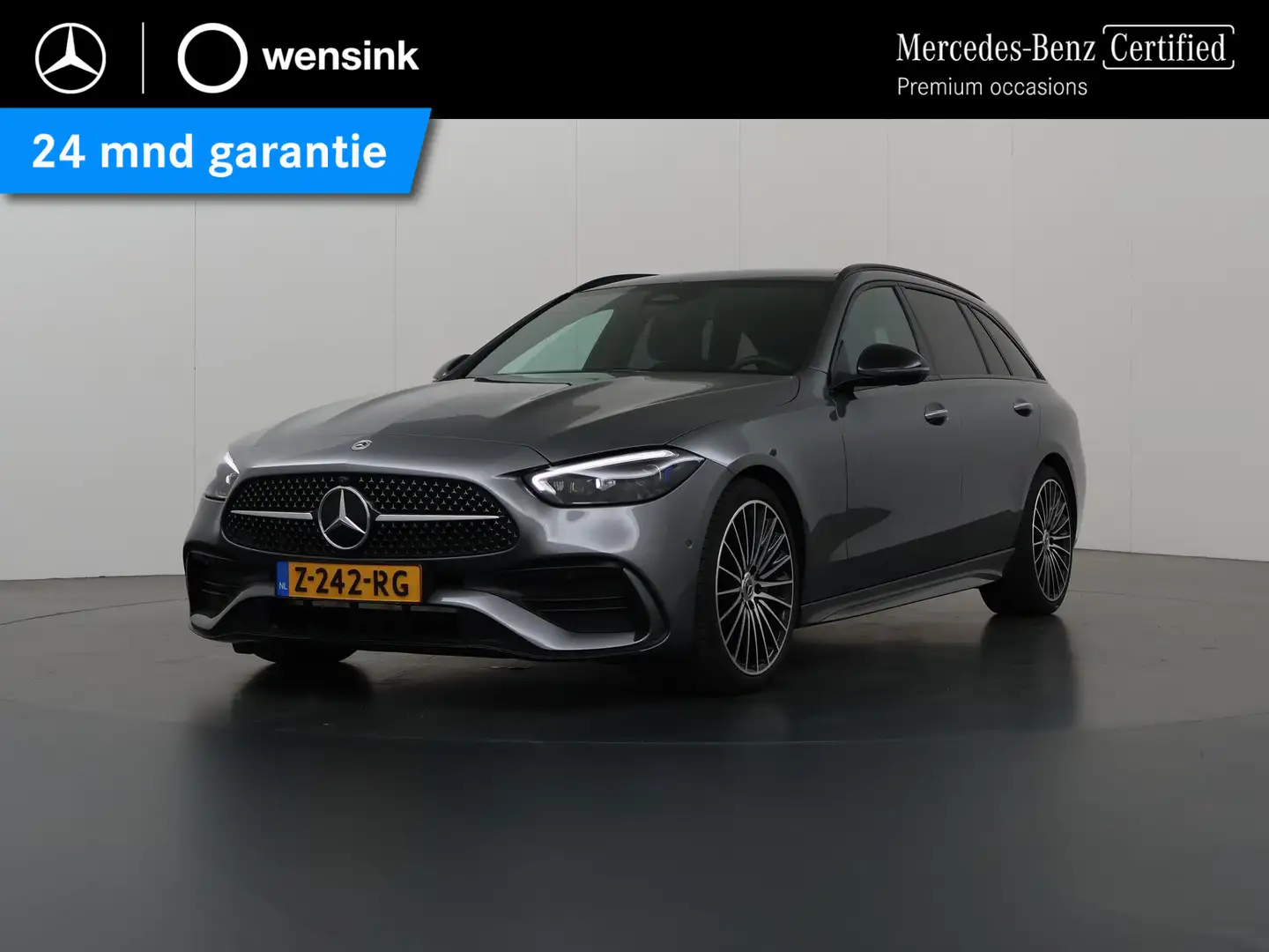 Mercedes-Benz C 180 Estate AMG NIGHT Premium | Panoramadak | 360 camer Grigio - 1