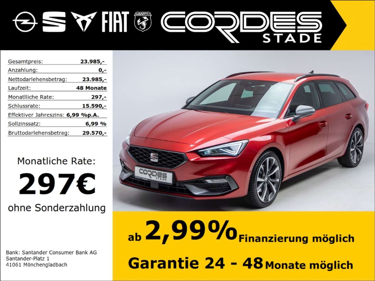 Seat Leon 2021 — Sportstourer FR 1.5 eTSI  Automatik AHK Kamera (21