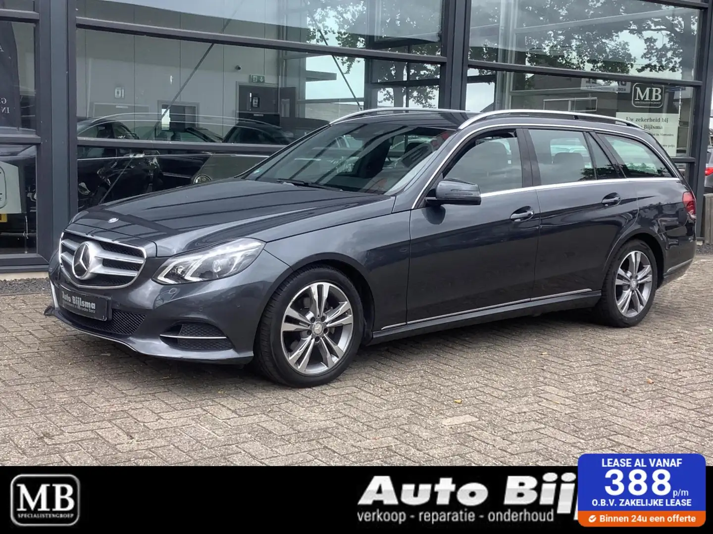 Mercedes-Benz E 200 Estate Ambition Avantgarde, adaptieve cruise, led Gris - 1