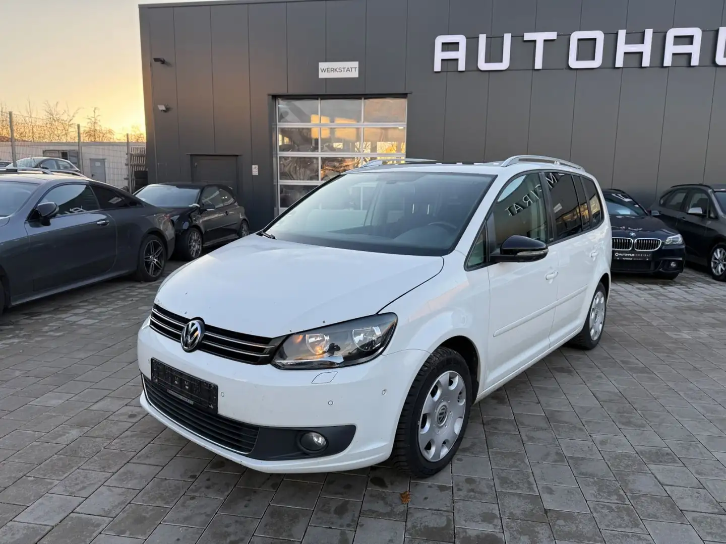 Volkswagen Touran Style Panorama/Navi/1-Hand/BMT/DSG/SHZ Blanc - 1