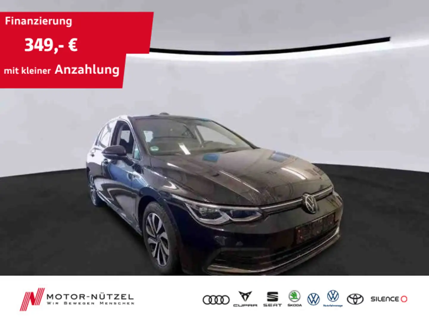 Volkswagen Golf VIII 2.0TDI DSG 5JG+MATRIX+NAV+AHK+PANO+HuD Schwarz - 1