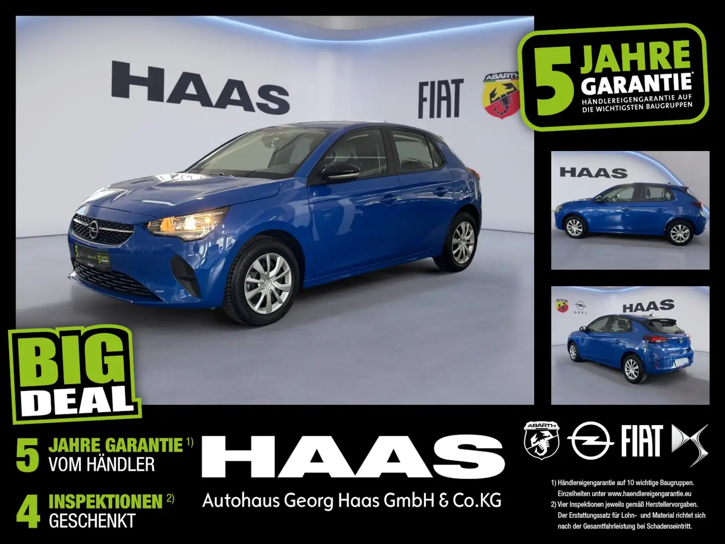 Opel Corsa F 1.2 Edition Freisprechanlage, Tempomat Bleu - 1