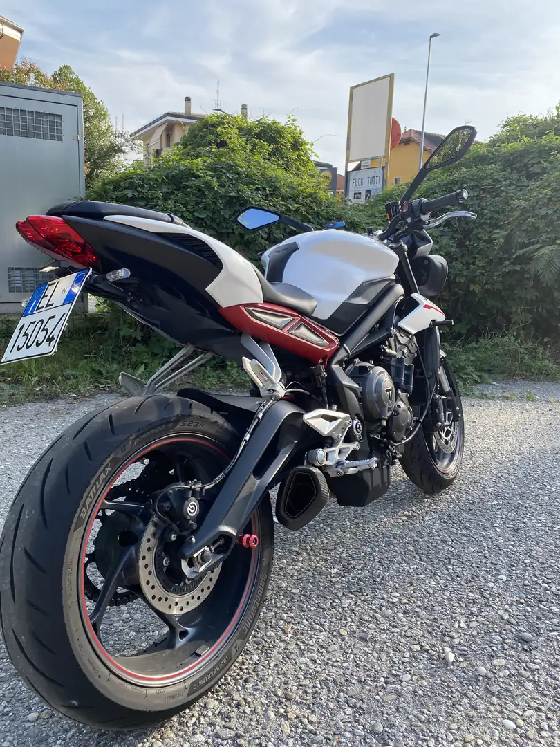 Triumph Street Triple R street triple 765 R Blanc - 1