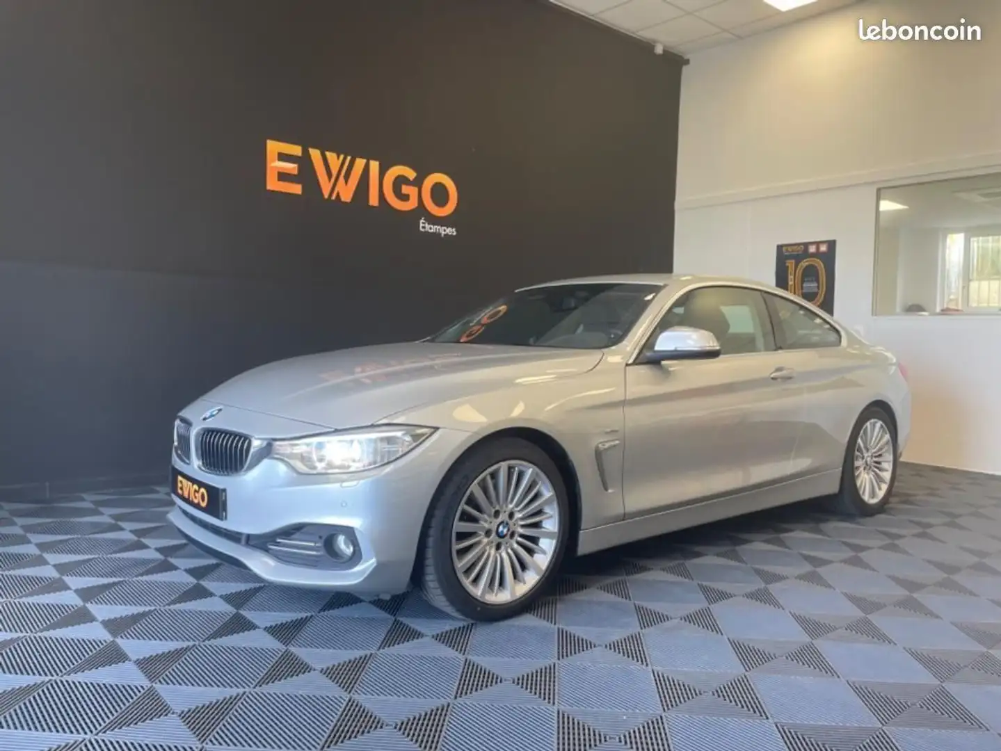 BMW 428 Coupé F32 428i 2.0L 245ch Luxury BVA Cuir sièges c Gris - 1