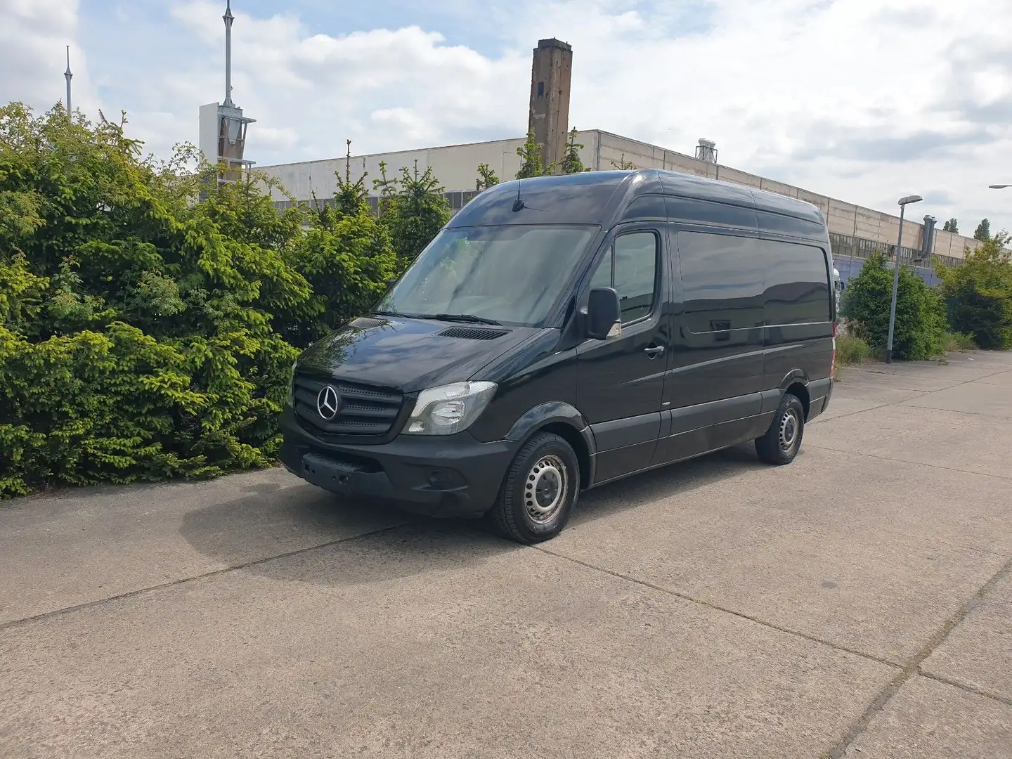 Mercedes-Benz Sprinter Kasten 319 CDI/V6/Klima/Navi/Standheiz Noir - 2