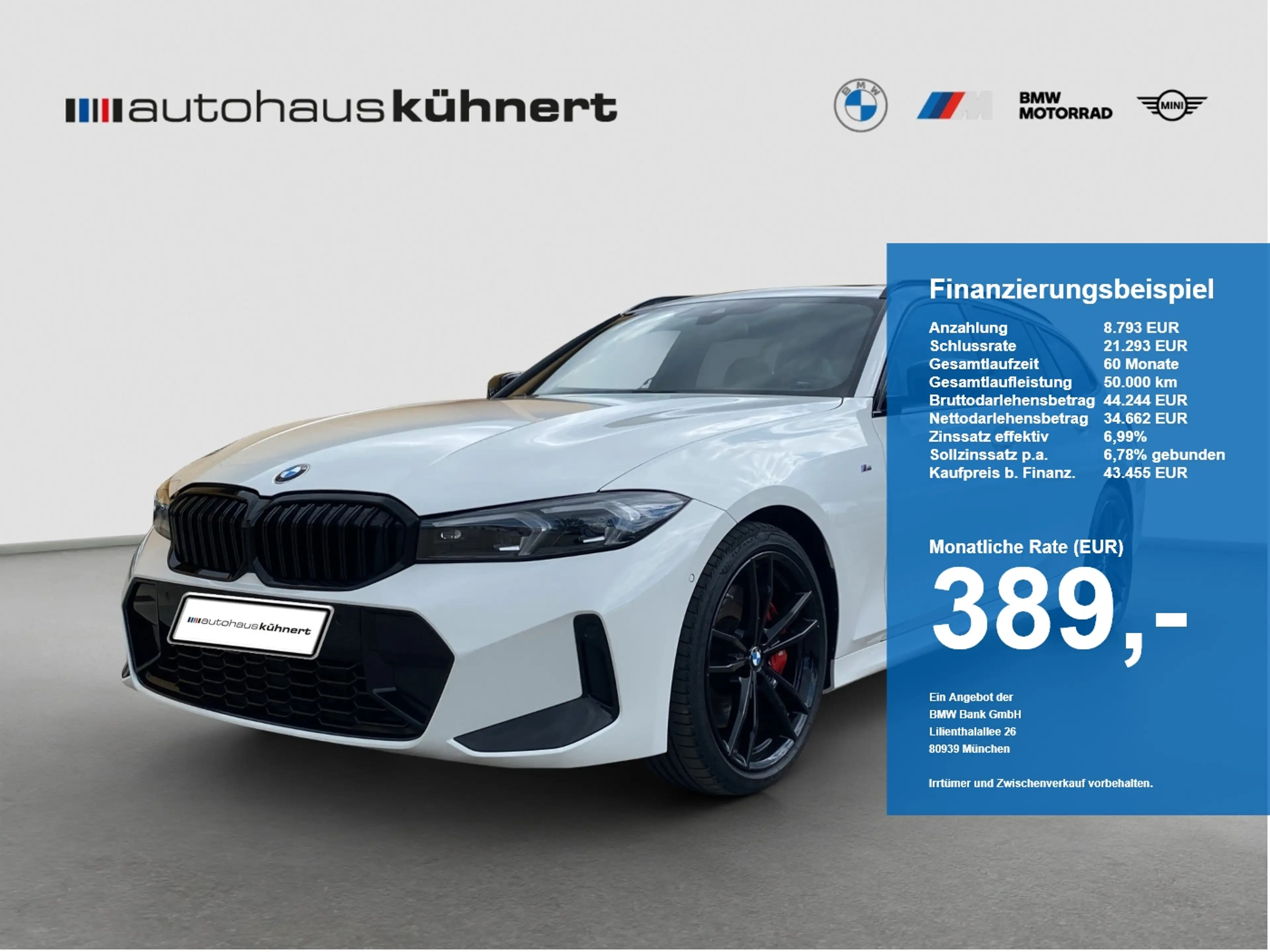 BMW 330 i xDrive Touring M-Sport PRO Pano AHK H&K RFK