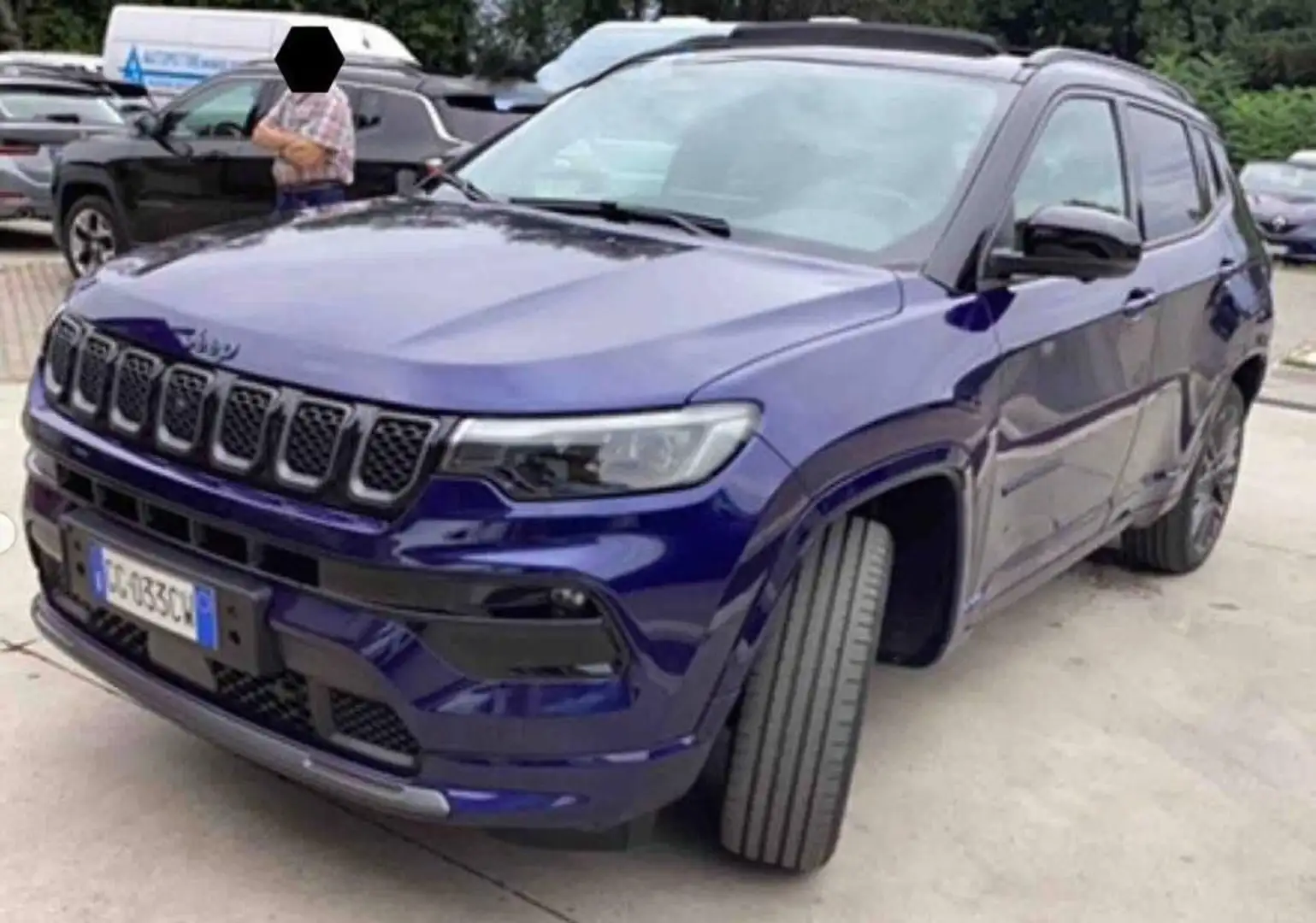 Jeep Compass 1.3 Turbo T4 240 CV PHEV AT6 4xe S TETTO APRIBILE Albastru - 1