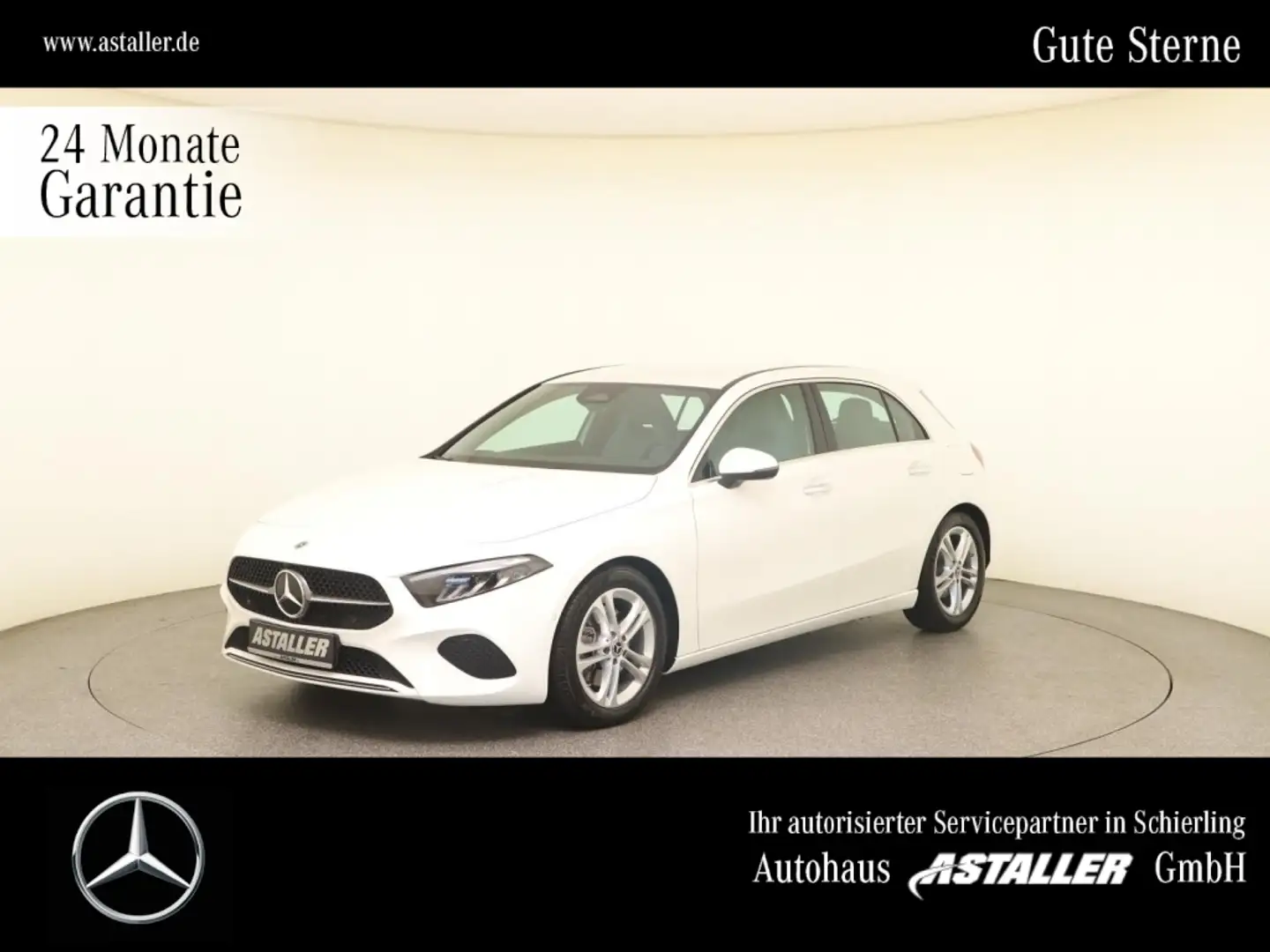 Mercedes-Benz A 220 4M Progressive Advanc+LED+AHK+WiPa+Kam+Mem Weiß - 1