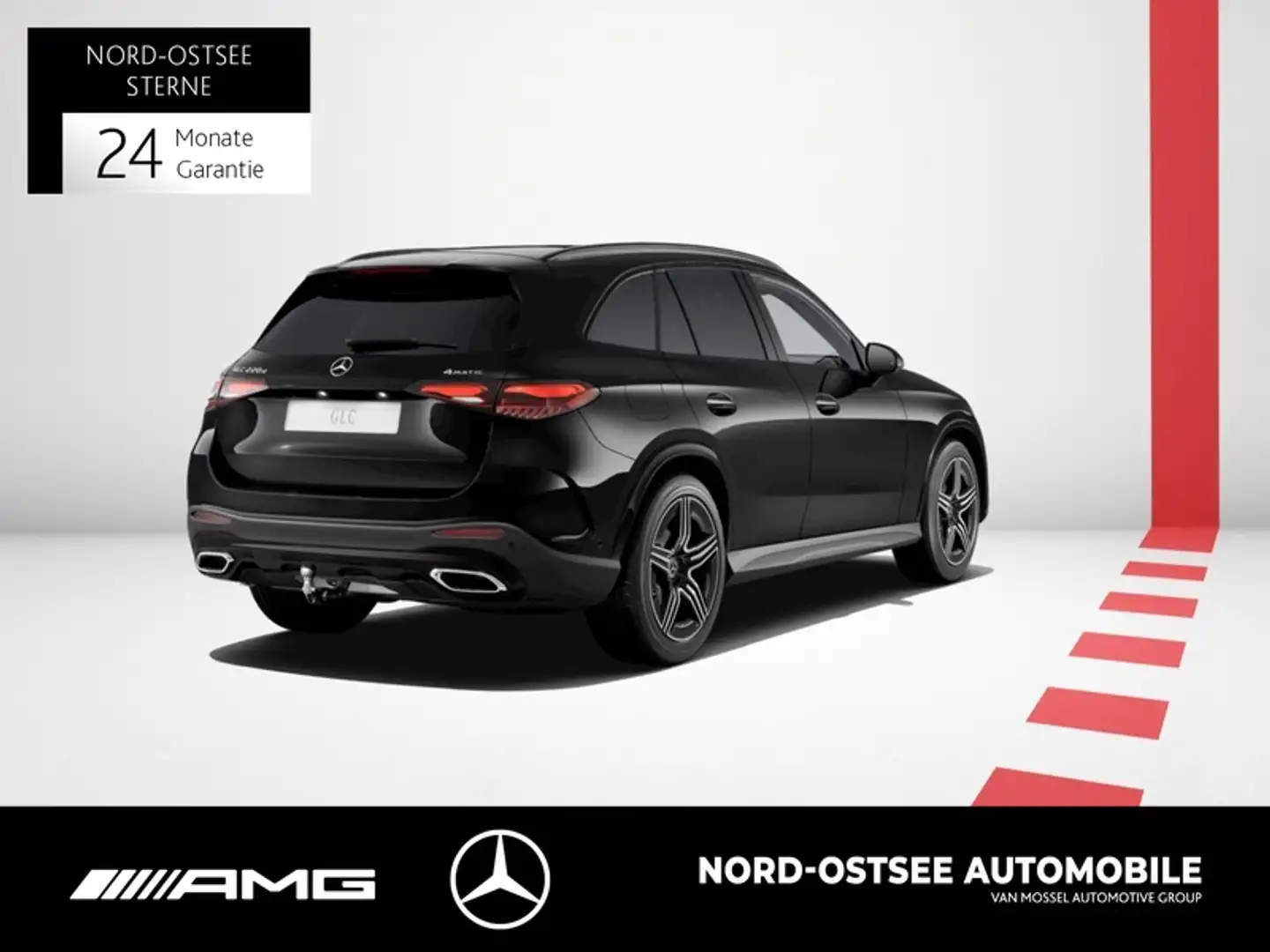 Mercedes-Benz GLC 220 d 4M AMG DISTRO PANO 360° AHK MBUX NIGHT Schwarz - 2
