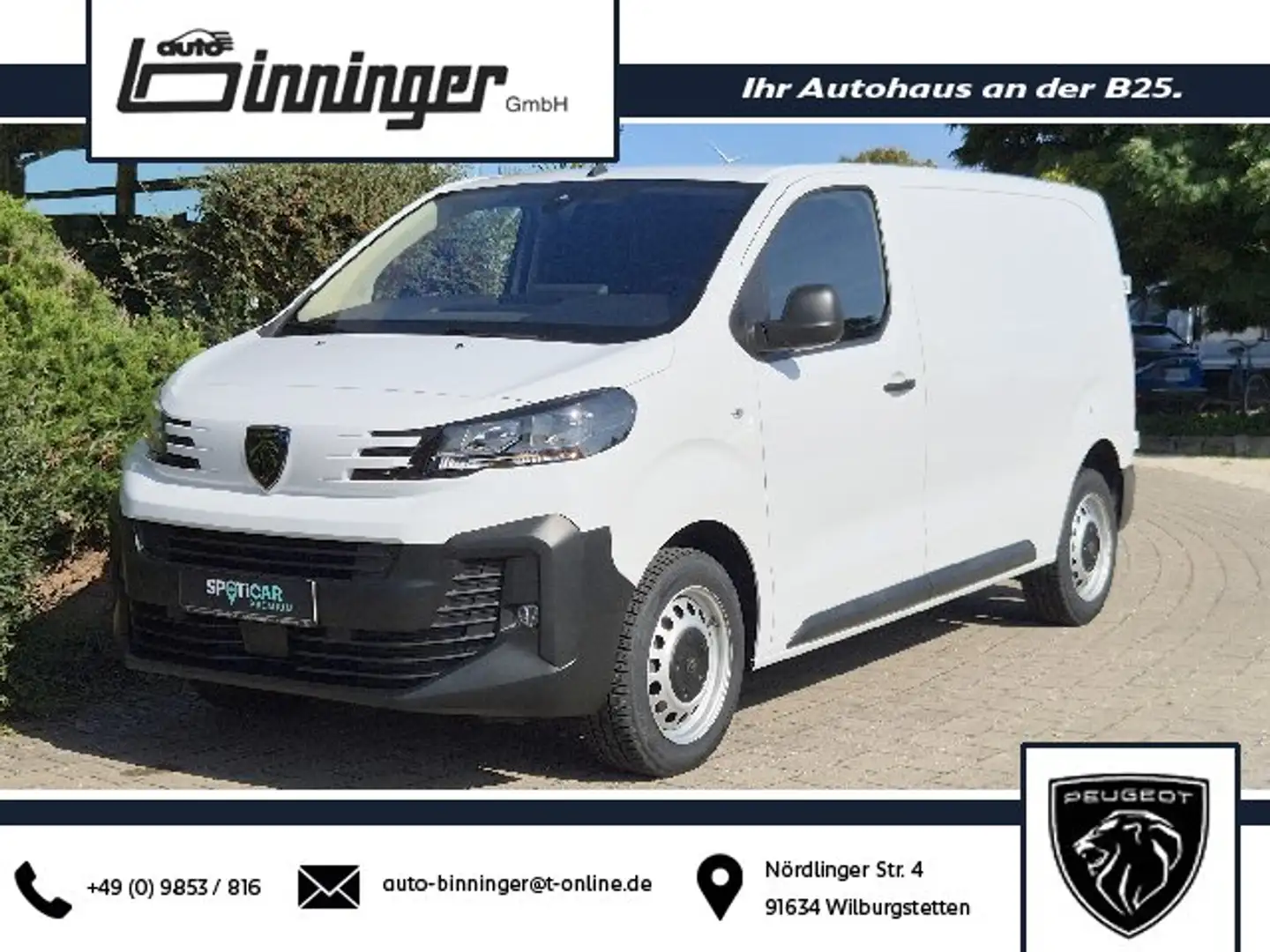 Peugeot Expert L2 BlueHDi 180 EAT8 - Automatik/Navi/ACC/Sitzheiz. Weiß - 1