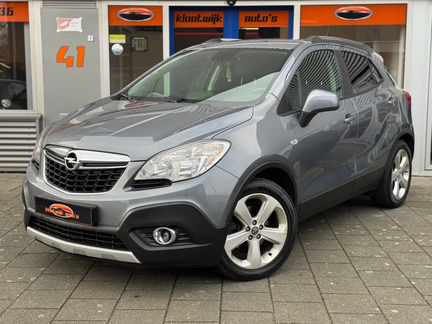 Opel Mokka 1.4 T Edition 4x4 Navigatie Cruise LM Trekhaak Dea Gris - 1