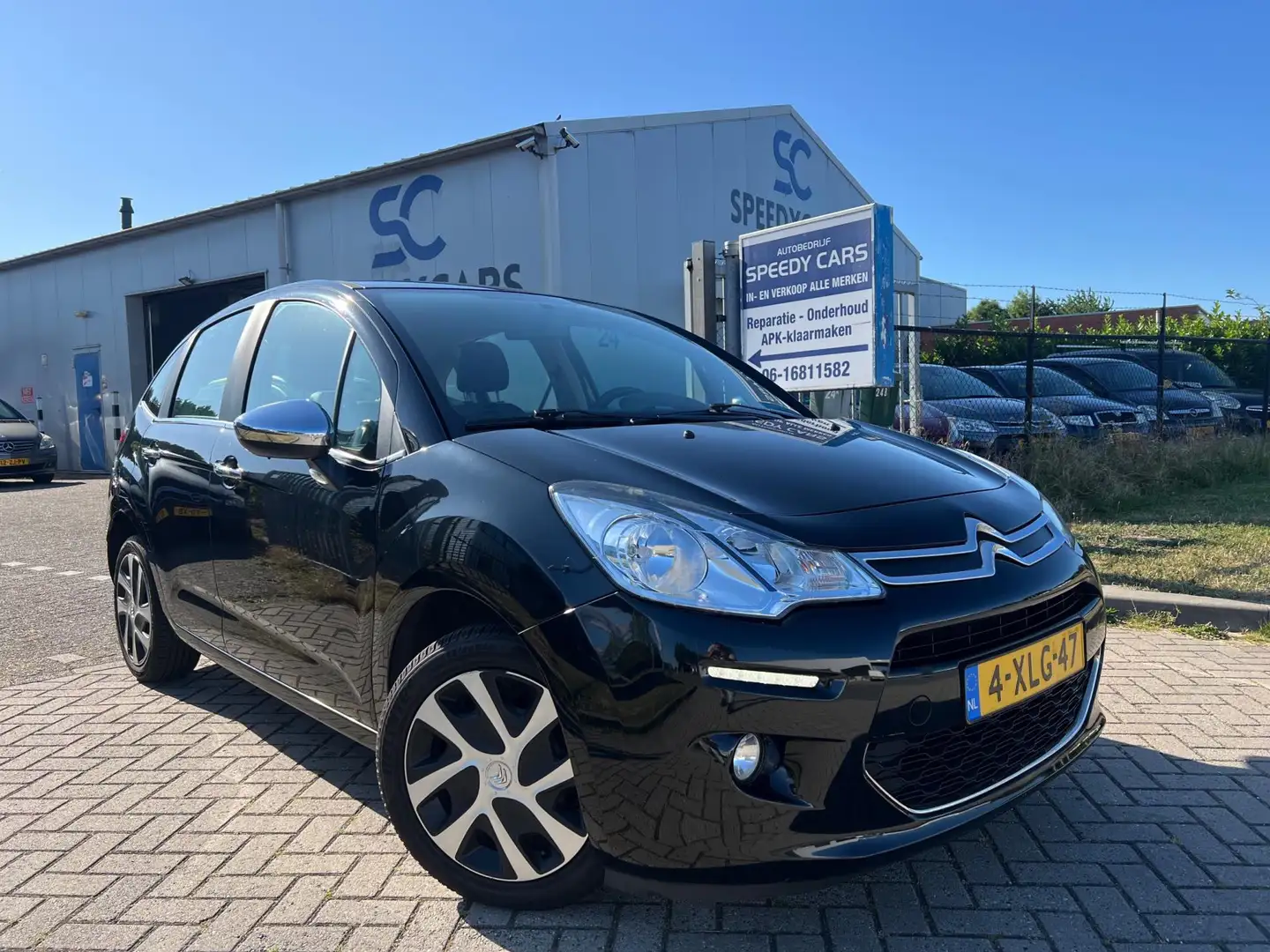Citroen C3 1.0 VTi Collection 2014 Airco Cruise Zwart - 1