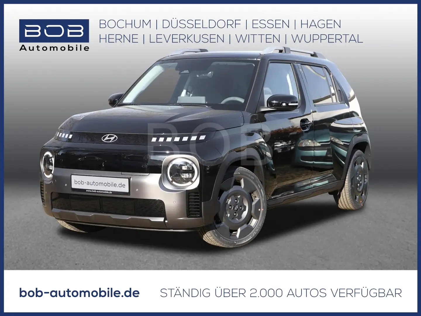 Hyundai Inster Cross EV 49 kWh (115 PS) 2WD NAVI SHZ PDC Noir - 1